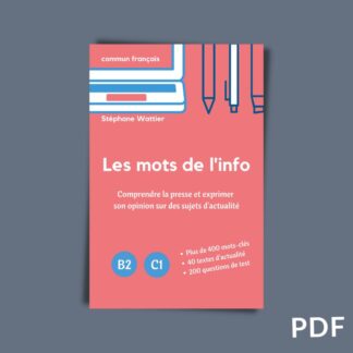 Les mots de l'info